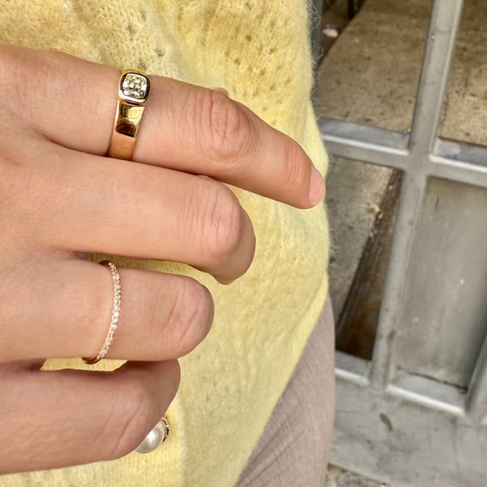 CAPRI, Tragara Octagon 0,51 tcw, Gold/Yellow