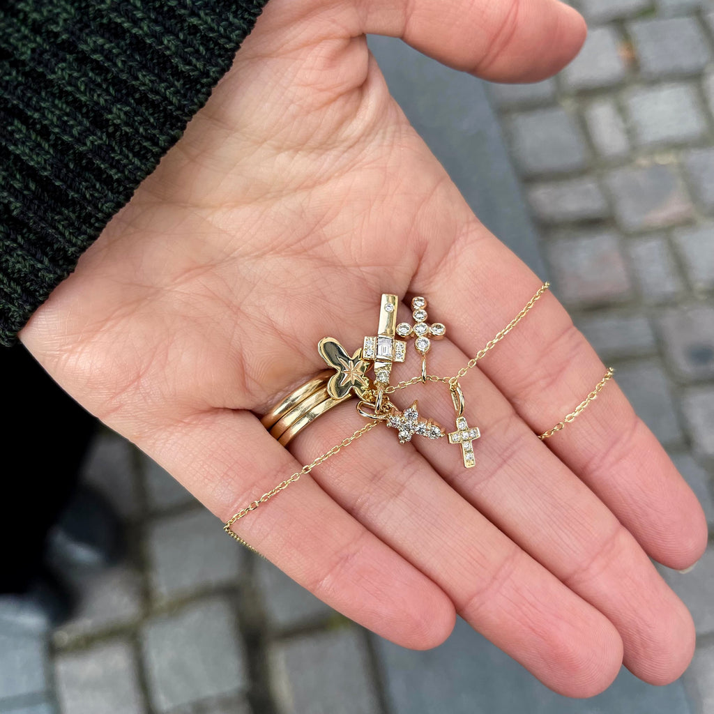 CONSTANTINOPLE, Dagmar Pendant, Gold/white