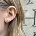 FLORENCE, Santa Maria Mini Bow Studs, Gold/Diamonds