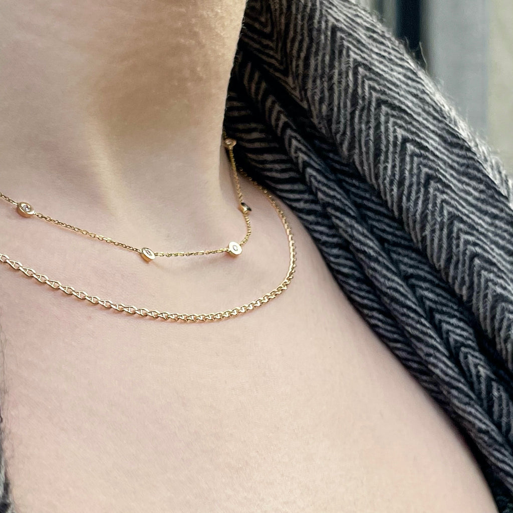 BASIC, Ancla Necklace, Gold 18k