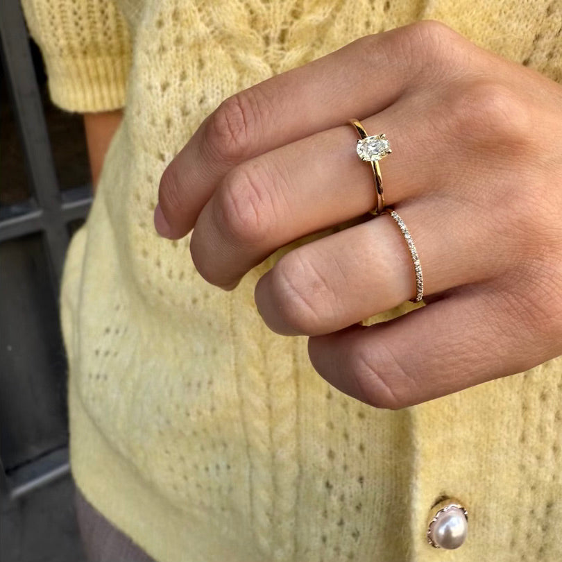 CAPRI, Cetrella Octagon 0,35 tcw, Gold/Yellow