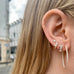 BALANCED, Hoops 40mm Inside-Out 1,30ct, Gold/White