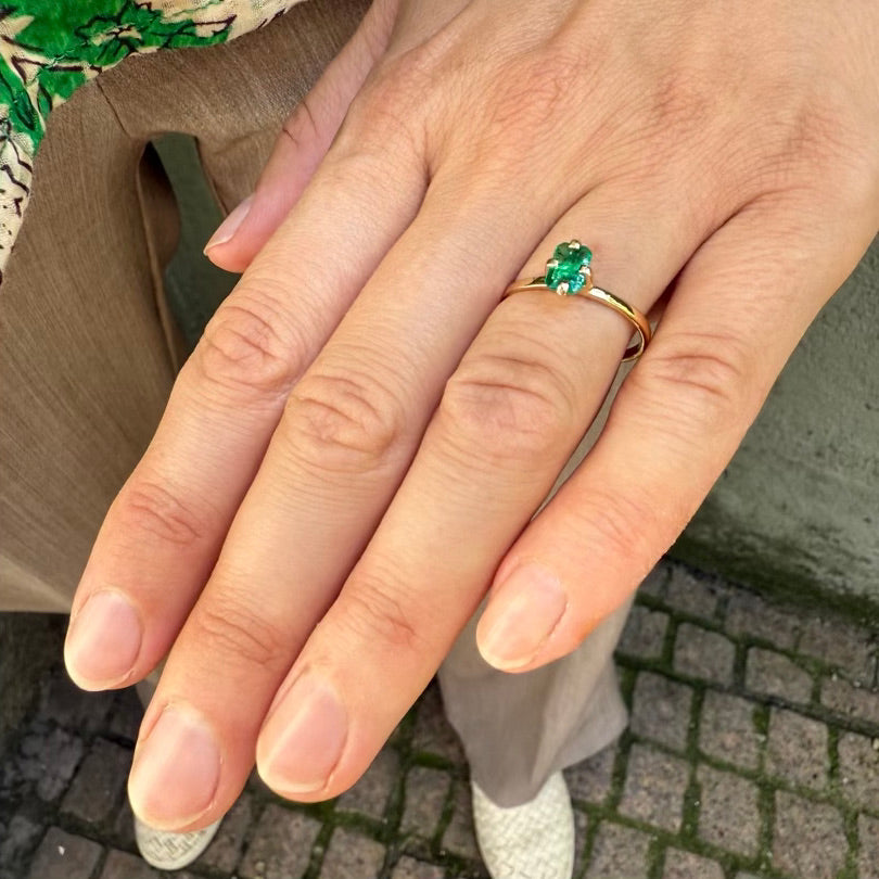 ZAMBEZI, Nyika Ring 0,55ct, Gold/Emerald