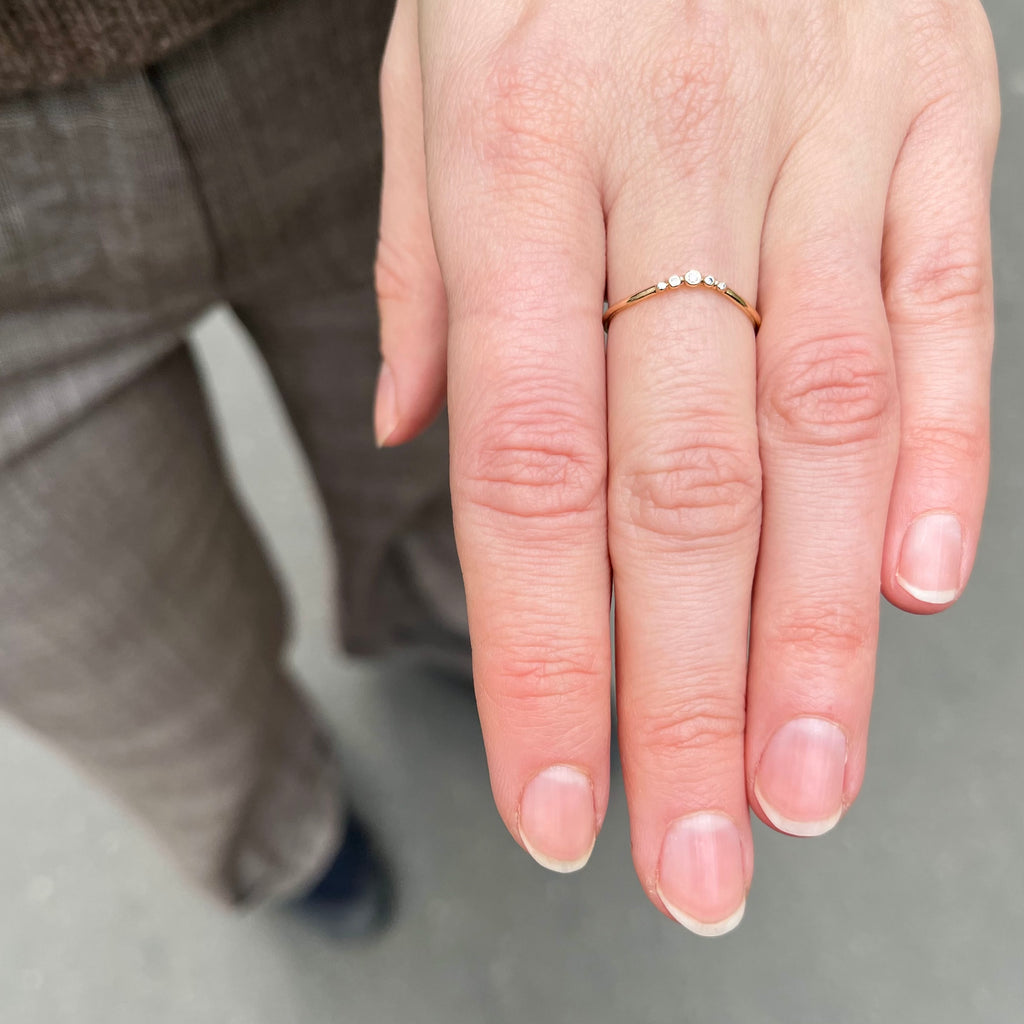 VIENNA, Strauss 5-ring, Gold/Diamond