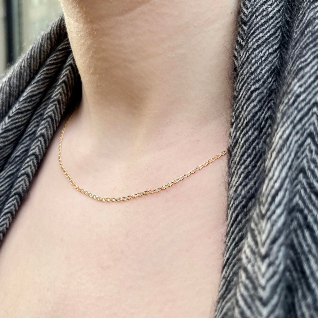 BASIC, Ancla Necklace, Gold 18k