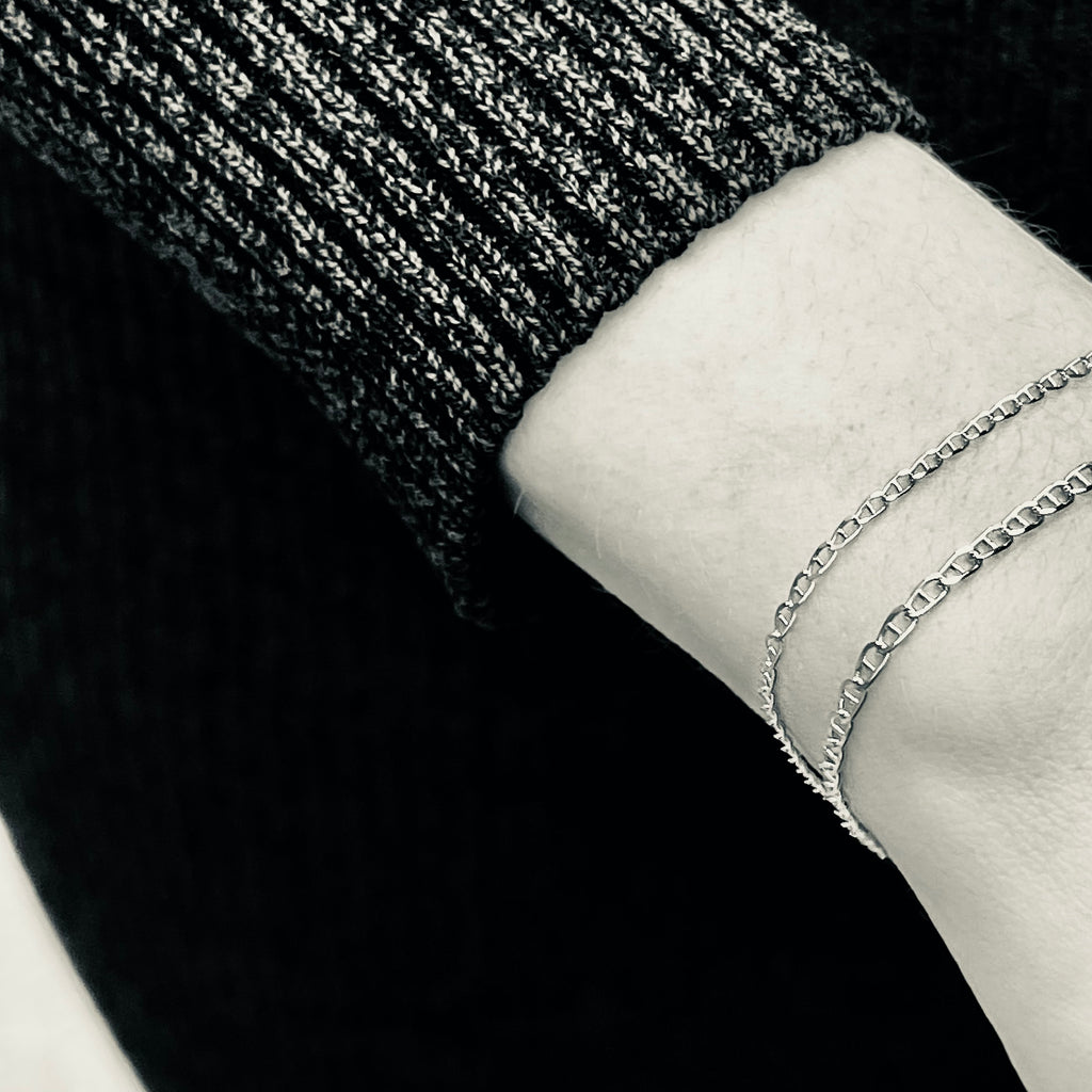 BASIC, Large Ancla Bracelet, Gold 18k