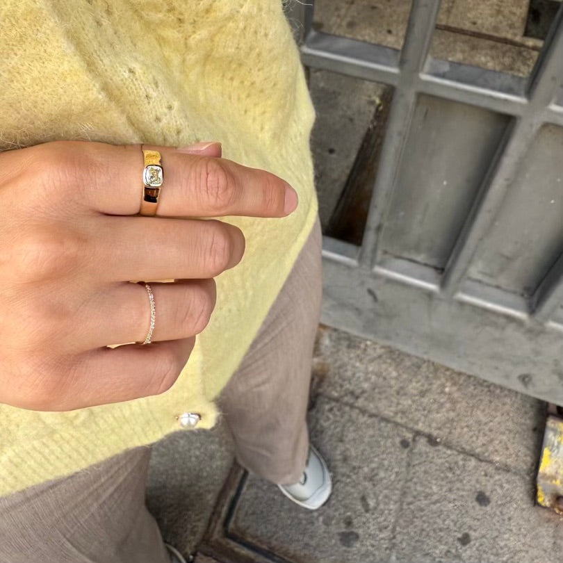 CAPRI, Tragara Octagon 0,51 tcw, Gold/Yellow