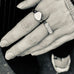 AMSTERDAM, Vermeer Signet Ring, White/Diamonds