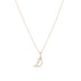 LETTERS, D Pendant, Gold