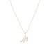LETTERS, M Pendant, Gold