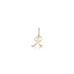 LETTERS, R Pendant, Gold
