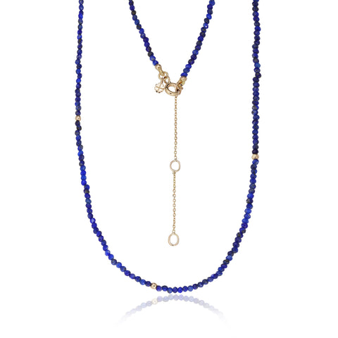 LIMA, Edifcio Necklace, Gold/Lapis