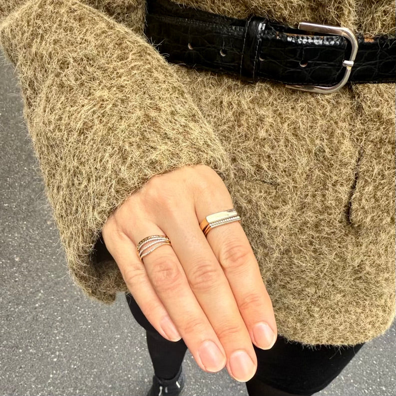 MARIN, Surge Ring, Gold