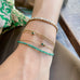 SEATTLE, Tech Duo Bracelet, Gold/Emerald