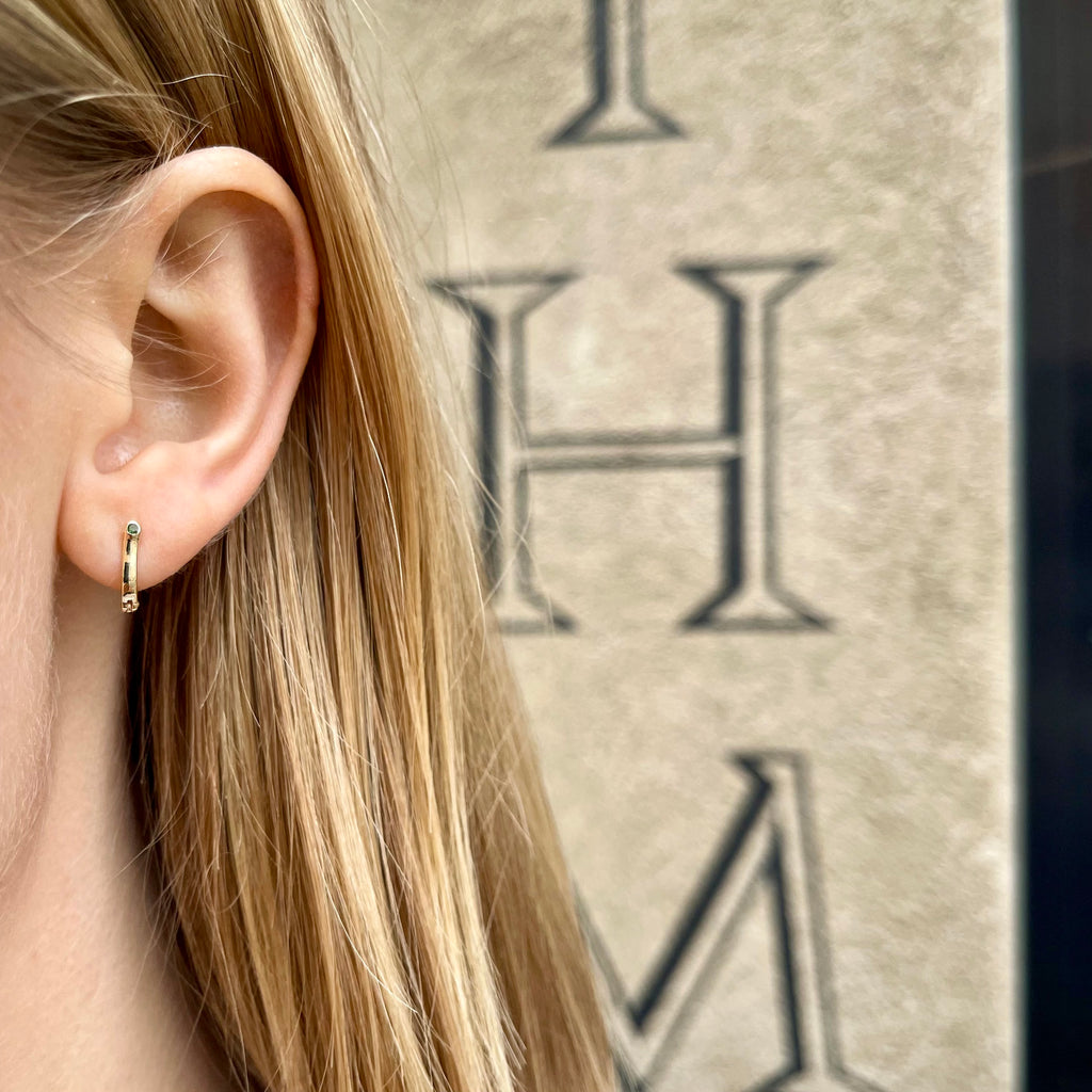 DUBLIN, Huggies Mini 9mm, Gold/Emerald