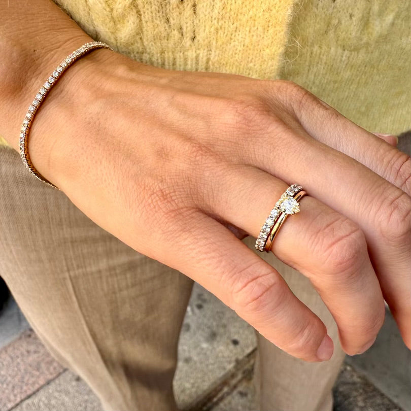 CAPRI, Piccola Pear 0,34 tcw, Gold/Yellow