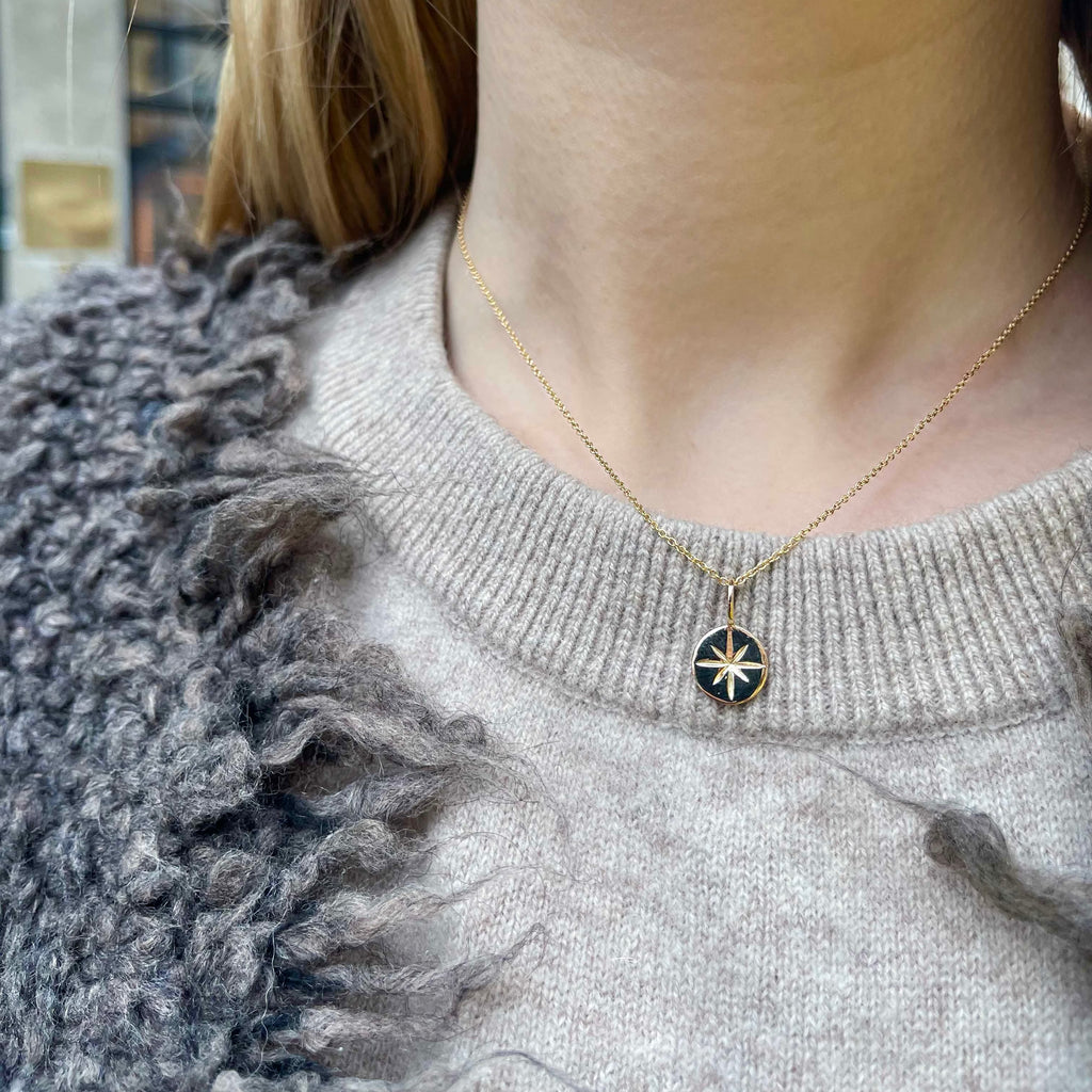 ATLANTIS, North Star Pendant, Gold