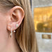 BALANCED, Hoops 22mm 0,60ct, Gold/White