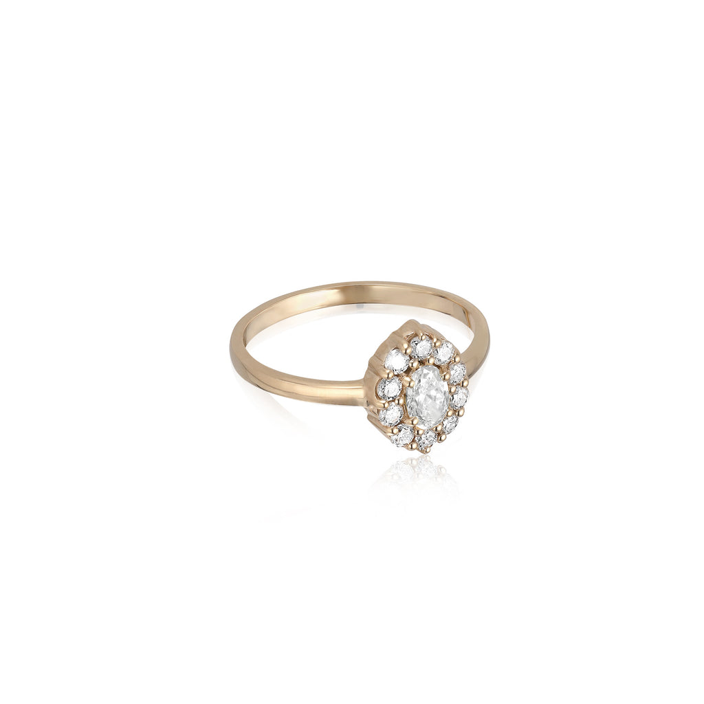 HERITAGE, New Vintage Ring, /Diamonds/Gold