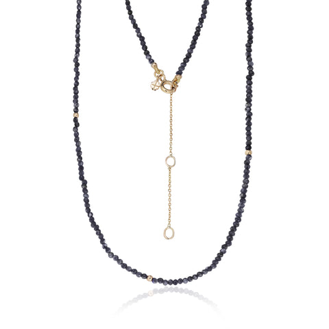 LIMA, Barranco Necklace, Gold/DarkPyrite