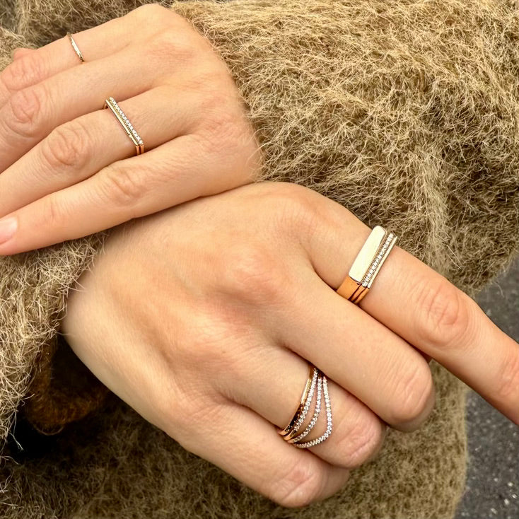 MARIN, Surge Ring, Gold