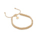 BOHO BRACELETS, Braided, beige