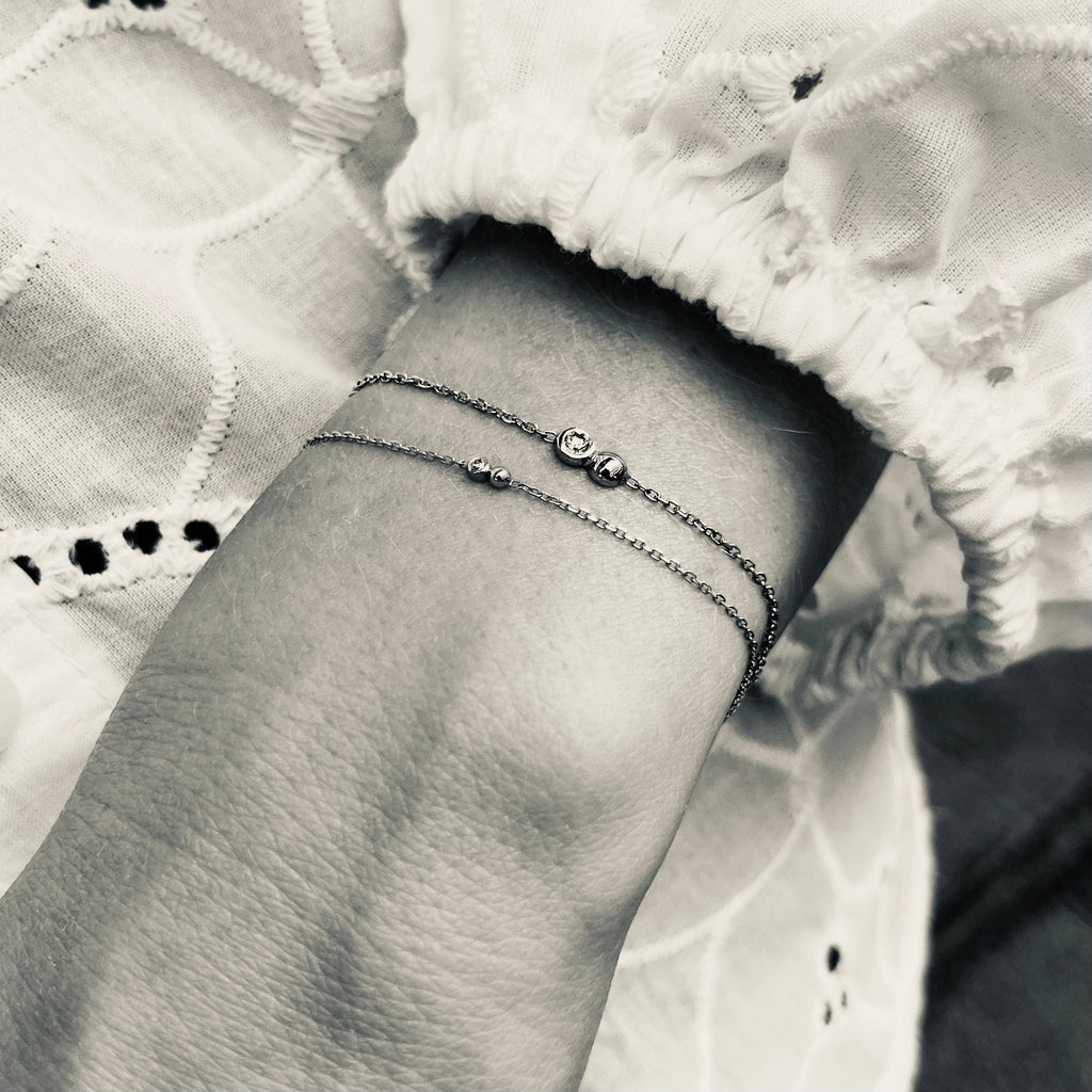 SEATTLE, Tech Duo Bracelet, Gold/Diamond