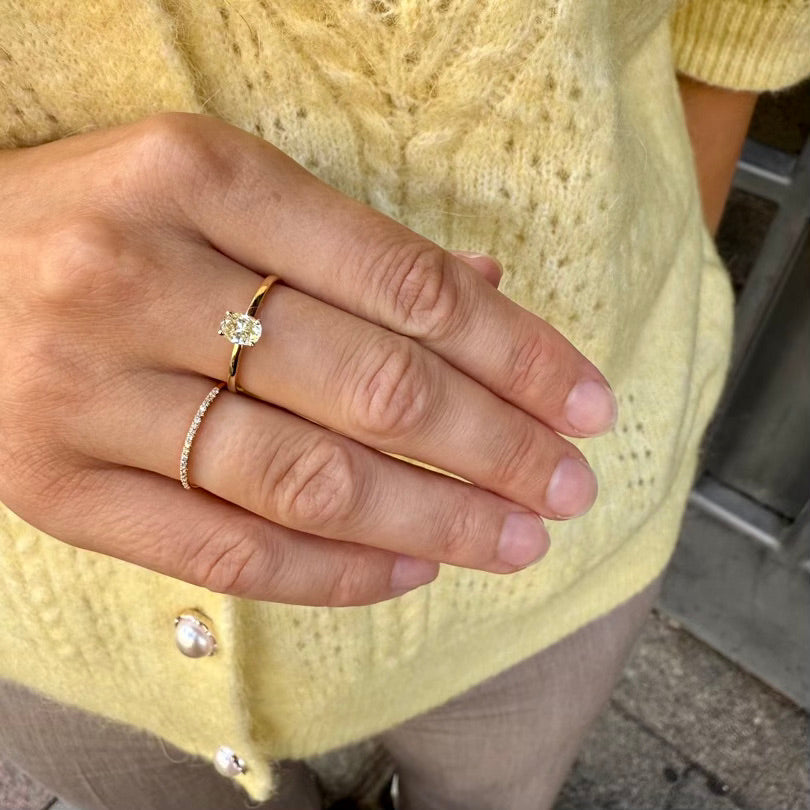 CAPRI, Cetrella Octagon 0,35 tcw, Gold/Yellow