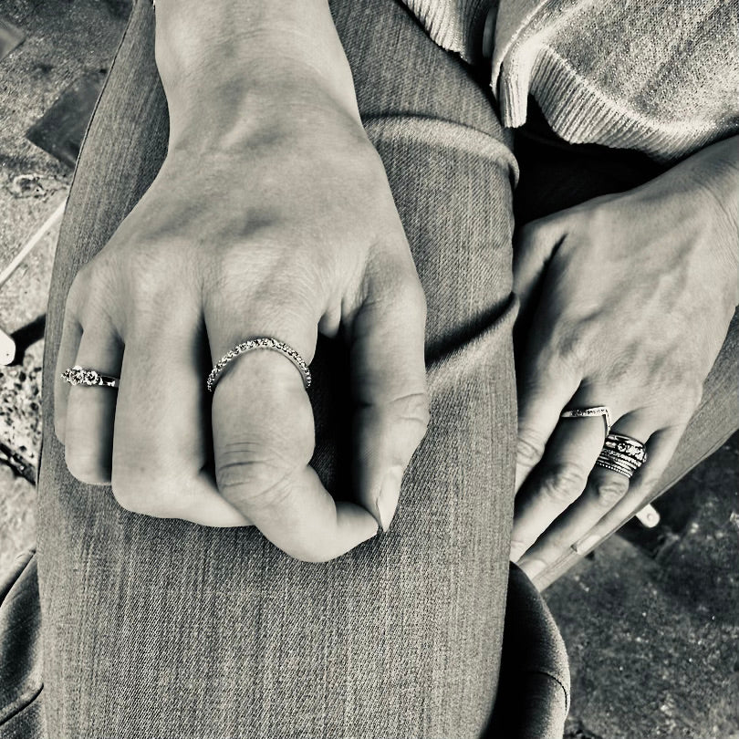 Aligned, 1/1 - EVEN Eternity Wave, Gold/White