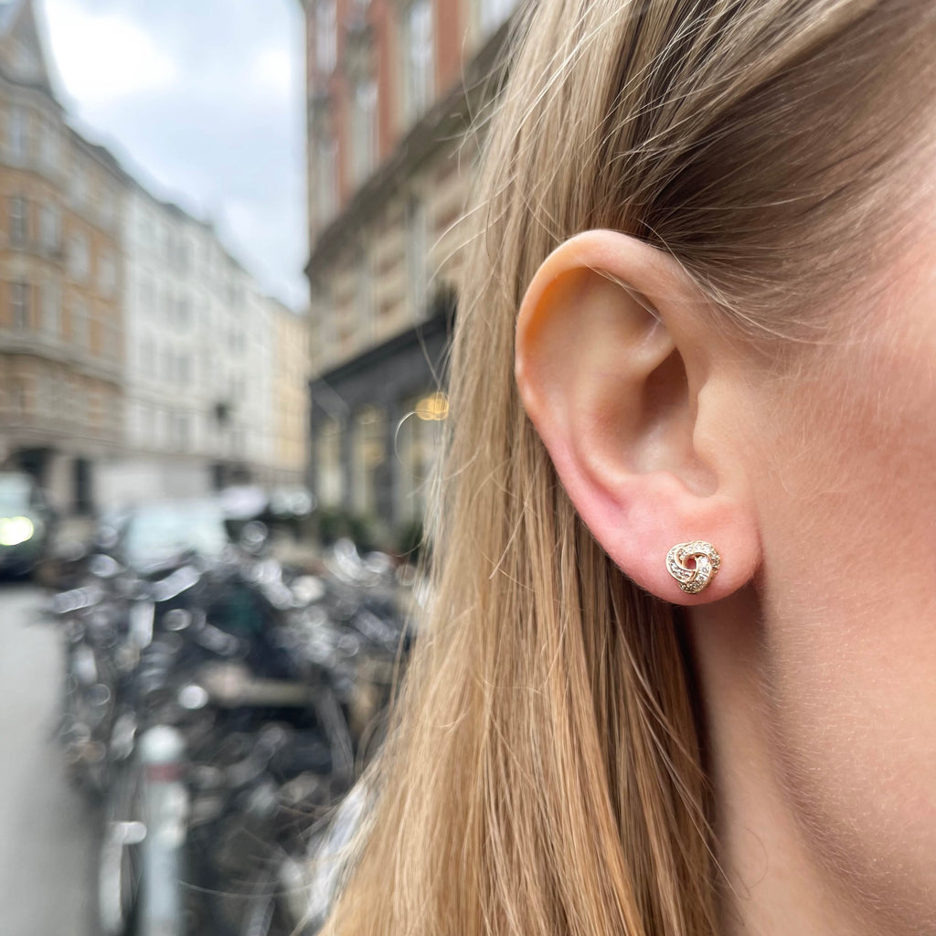 BASIC, Diamond Knots , Gold/White