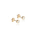 SEATTLE, Aquarium Studs, Gold/Diamond