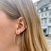 BALANCED, Hoops 40mm Inside-Out 1,30ct, Gold/White