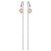 DROPS DELIGHT, Pearl plain Dangles, Rosy/Dark