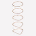 MARIN, Surf diamond ring, Gold/White