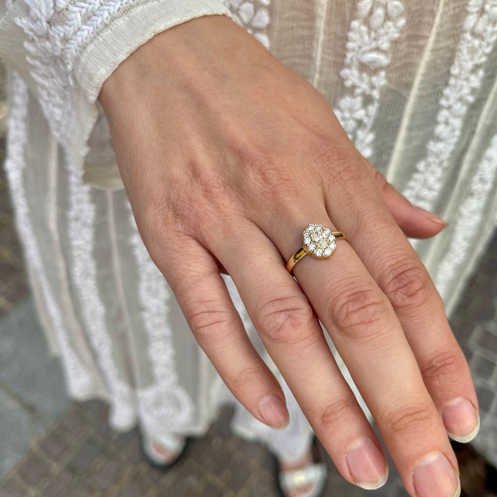 HERITAGE, New Vintage Ring, /Diamonds/Gold