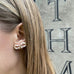 FLORENCE, Michelangelo Large Bow Studs, Gold/Diamonds