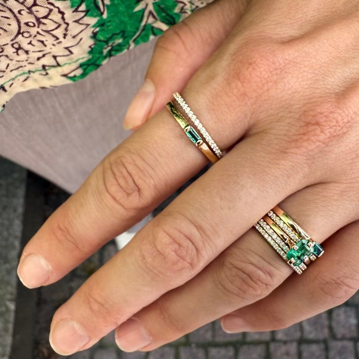 ZAMBEZI, Nyika Ring 0,55ct, Gold/Emerald