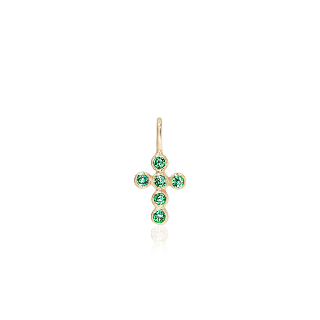 CONSTANTINOPLE, Nova Roma Pendant, Gold/Emerald