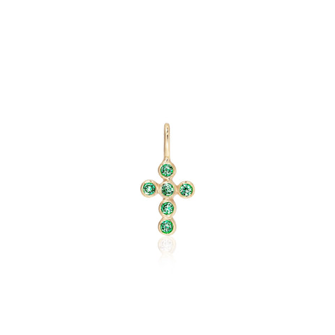 CONSTANTINOPLE, Nova Roma Pendant, Gold/Emerald