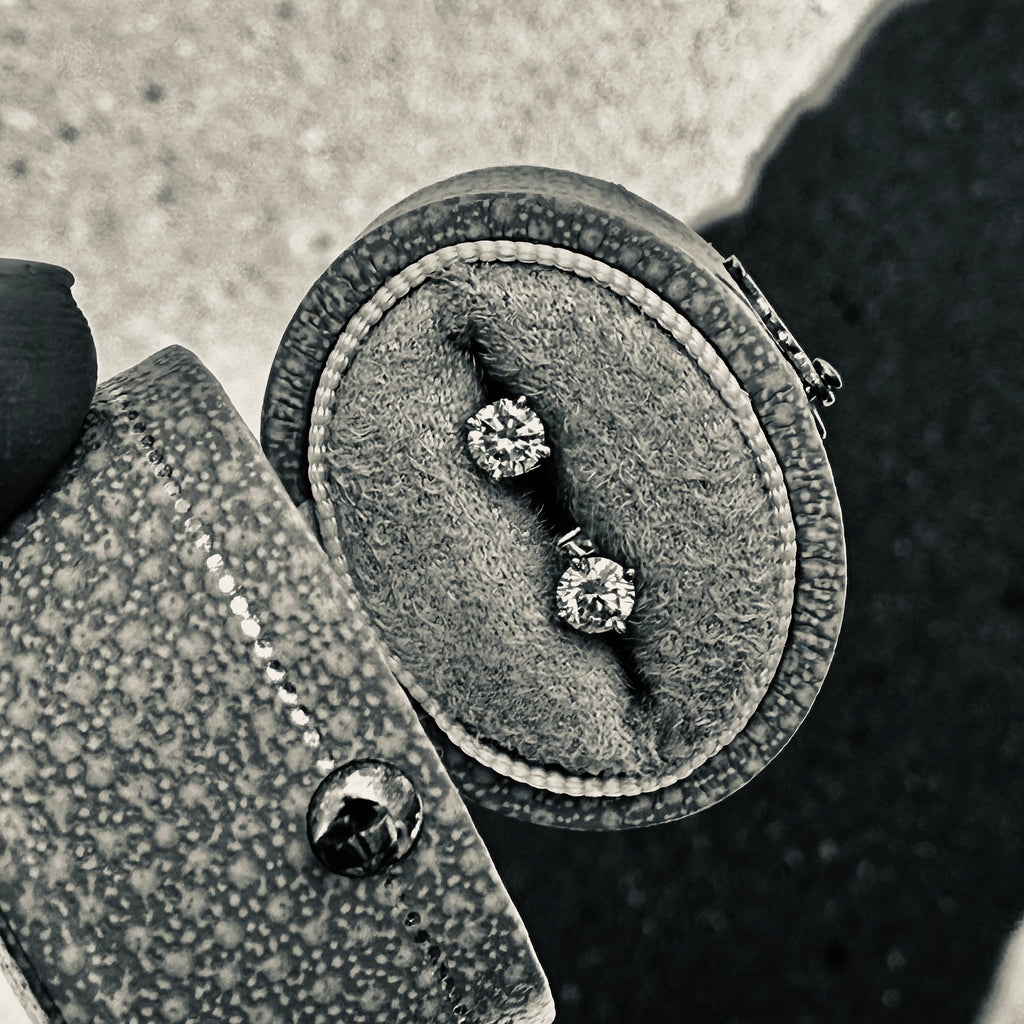 OLYMPIA, Artemis Studs 0,40ct, White/White