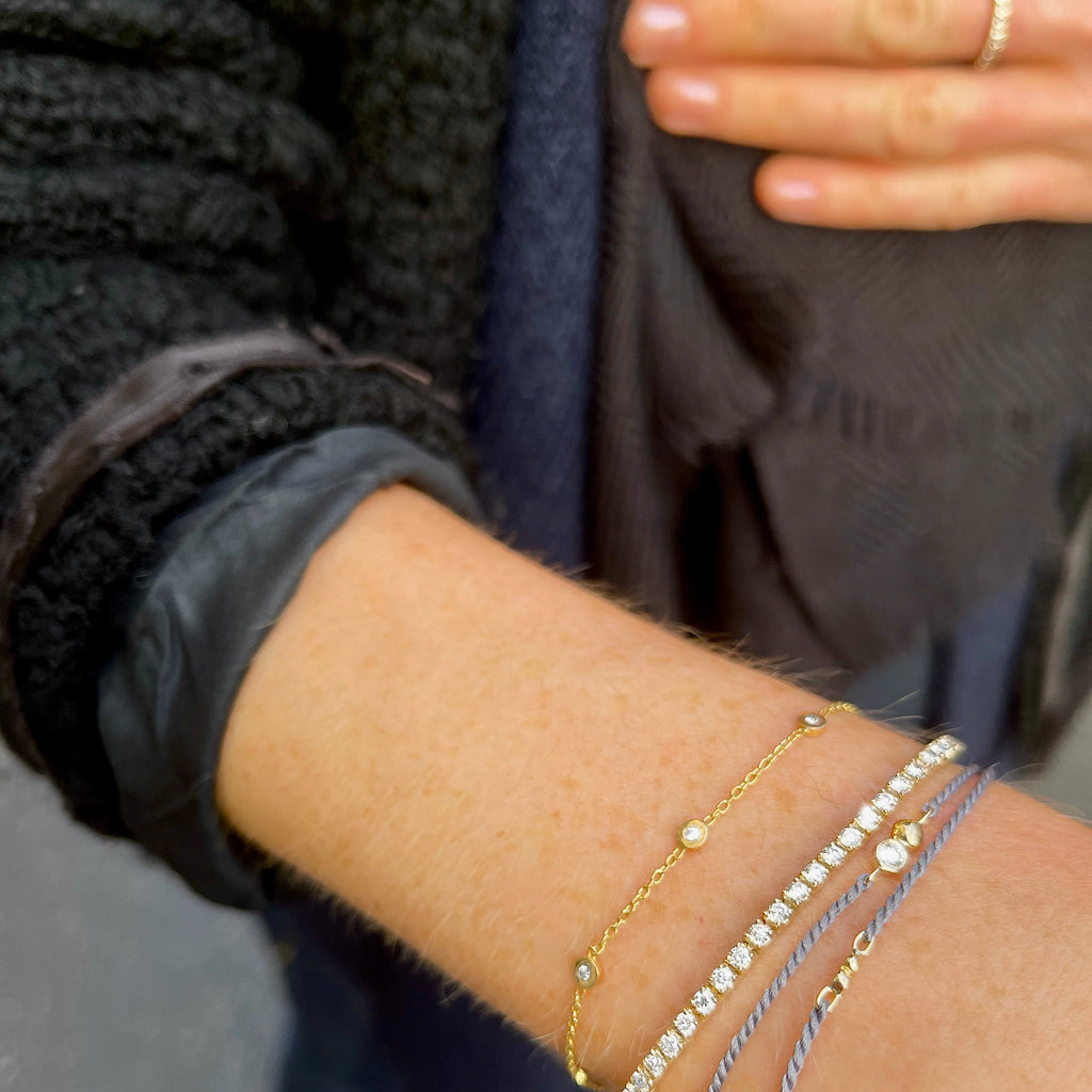 SEATTLE, Flight Duo Silk Gray, Gold/Diamond