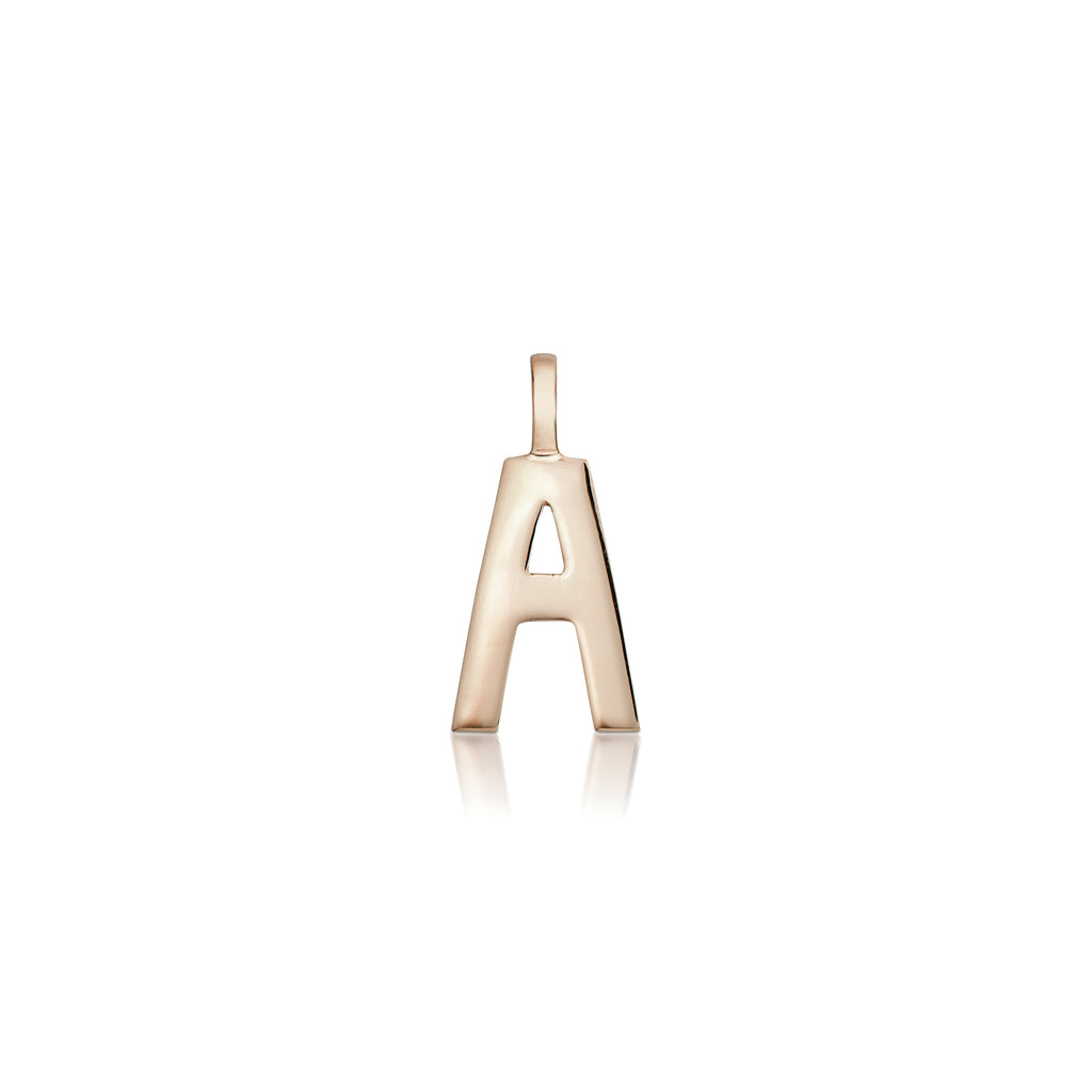 LETTERS, A Mega Pendant, Gold