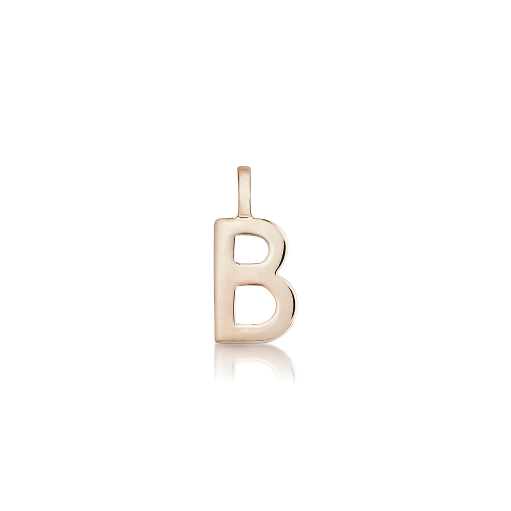 LETTERS, B Mega Pendant, Gold