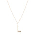 LETTERS, L Mega Pendant, Gold