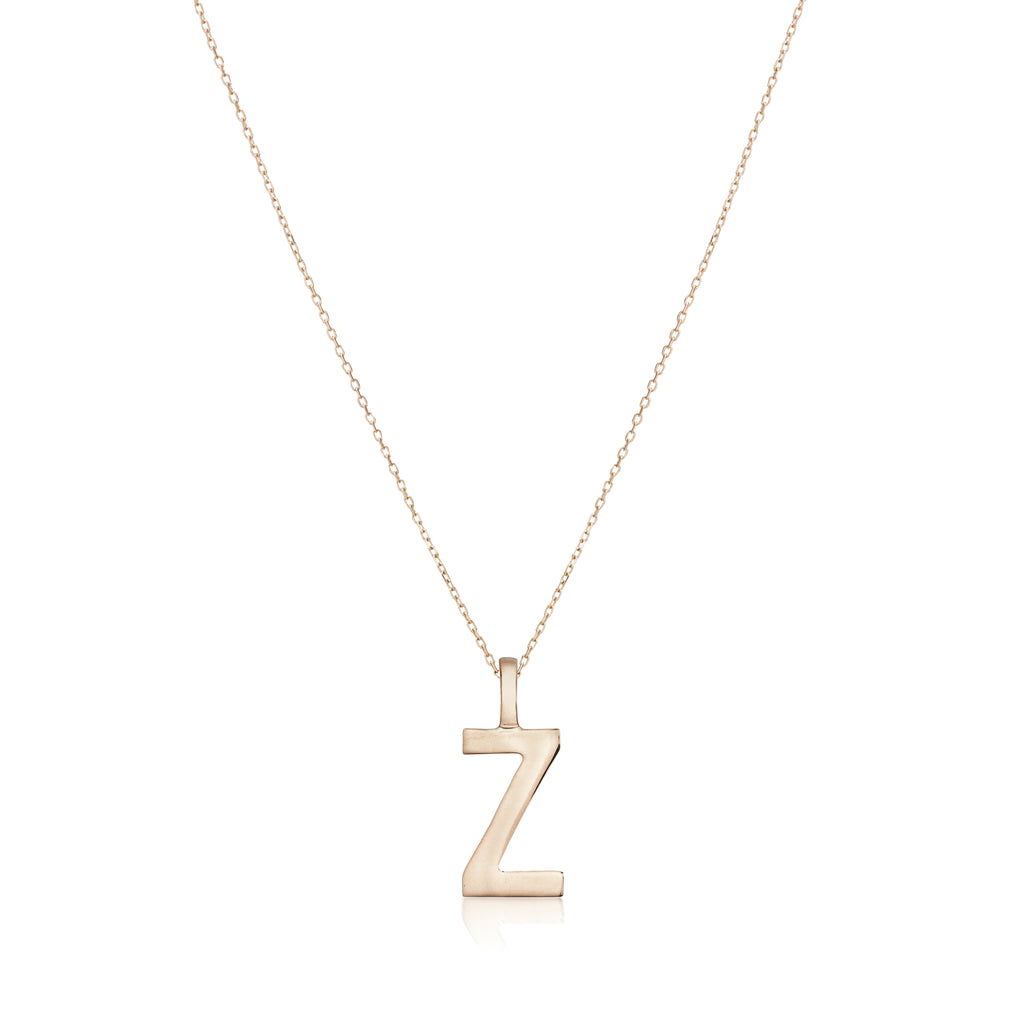 LETTERS, Z Mega Pendant, Gold