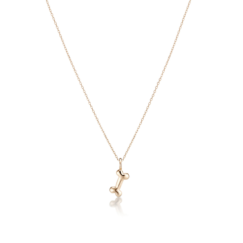 Paris, Lilas Bone Necklace, Gold
