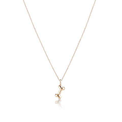 Paris, Lilas Bone Necklace, Gold