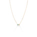 SEATTLE, Tech Duo Necklace, Gold/Emerald