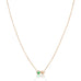 SEATTLE, Tech Duo Necklace, Gold/Emerald