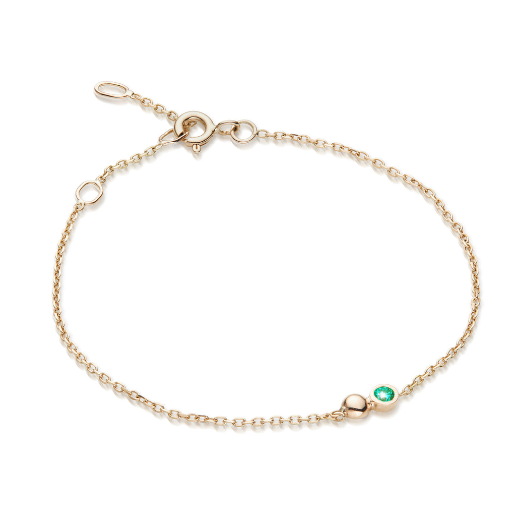 SEATTLE, Tech Duo Bracelet, Gold/Emerald